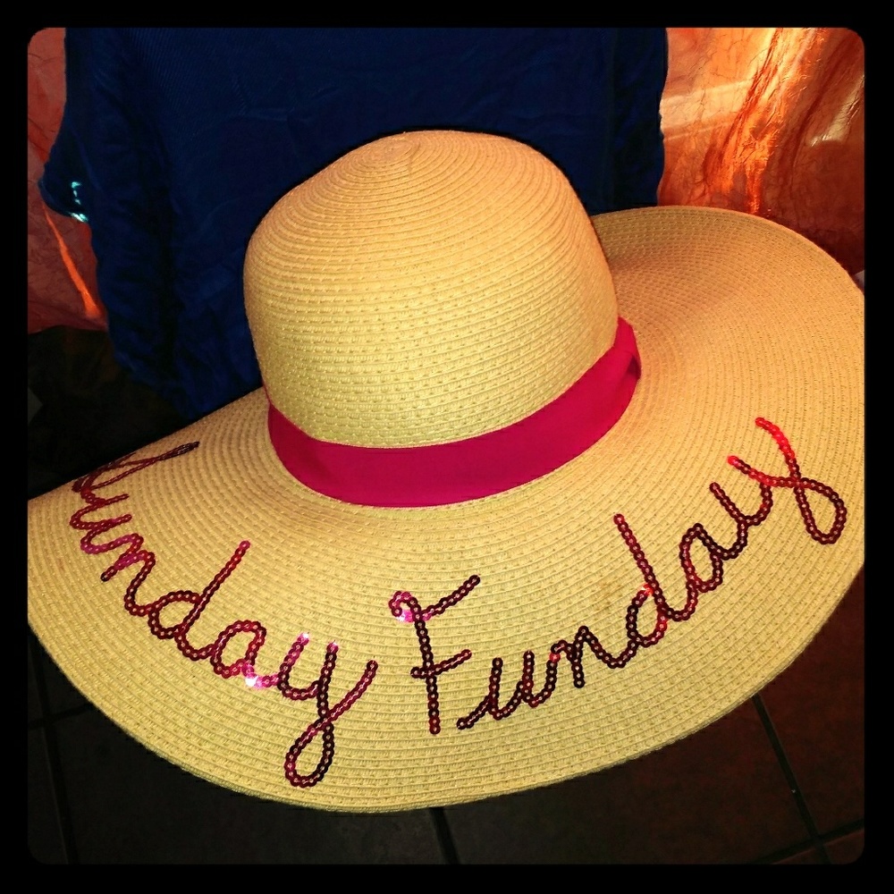 Sunday Funday Floppy Beach Hat